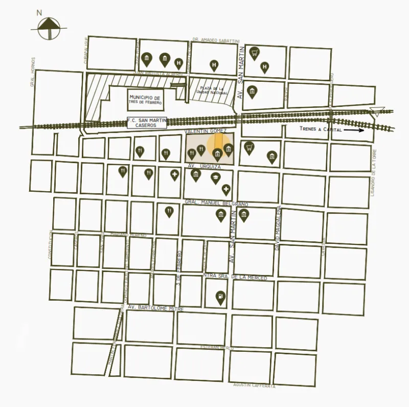 Mapa Caseros
